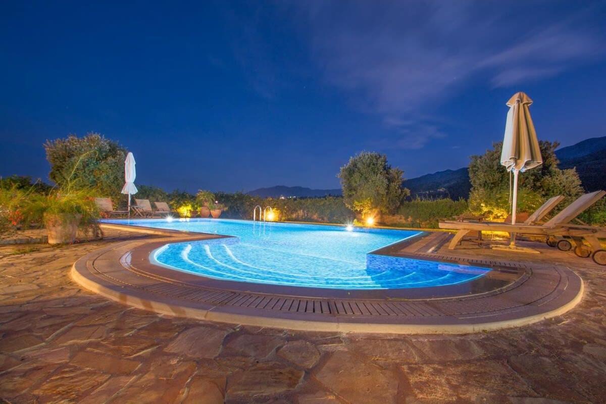 Chania Secluded Gem - Kallithea Private Pool Villa Pemonia المظهر الخارجي الصورة