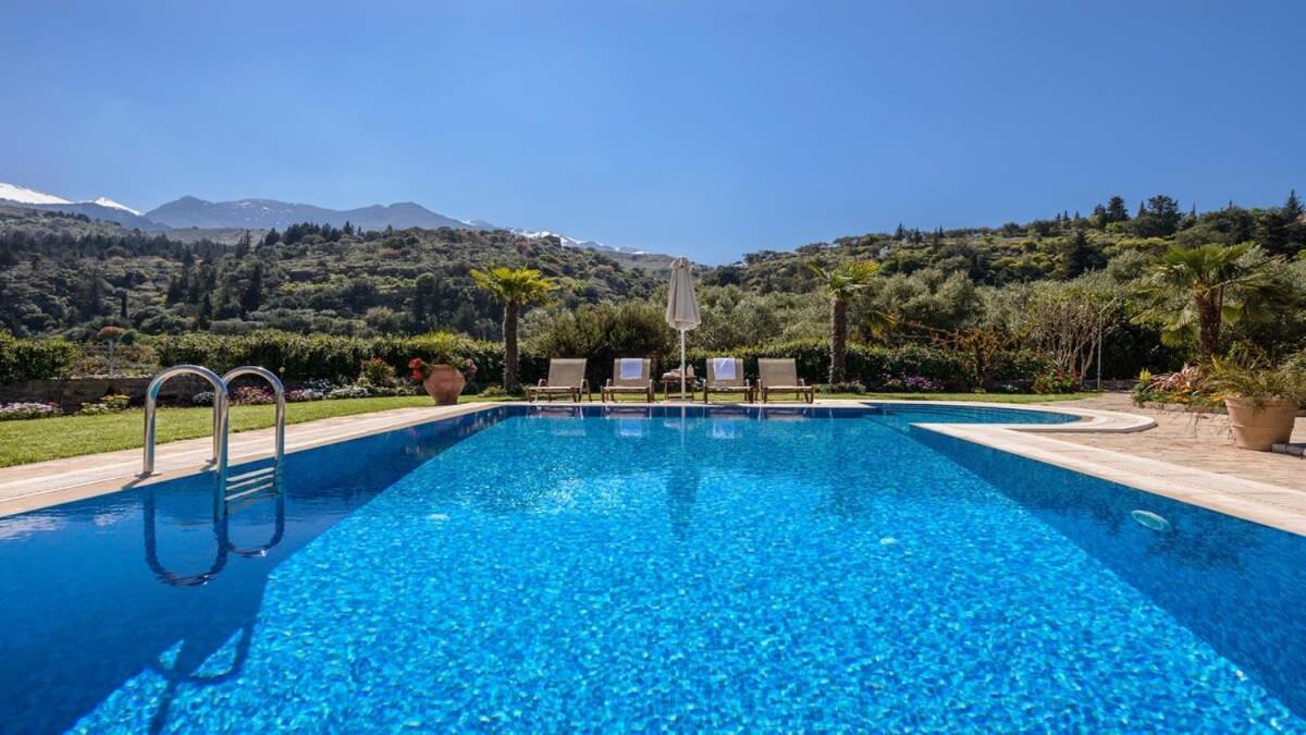 Chania Secluded Gem - Kallithea Private Pool Villa Pemonia المظهر الخارجي الصورة