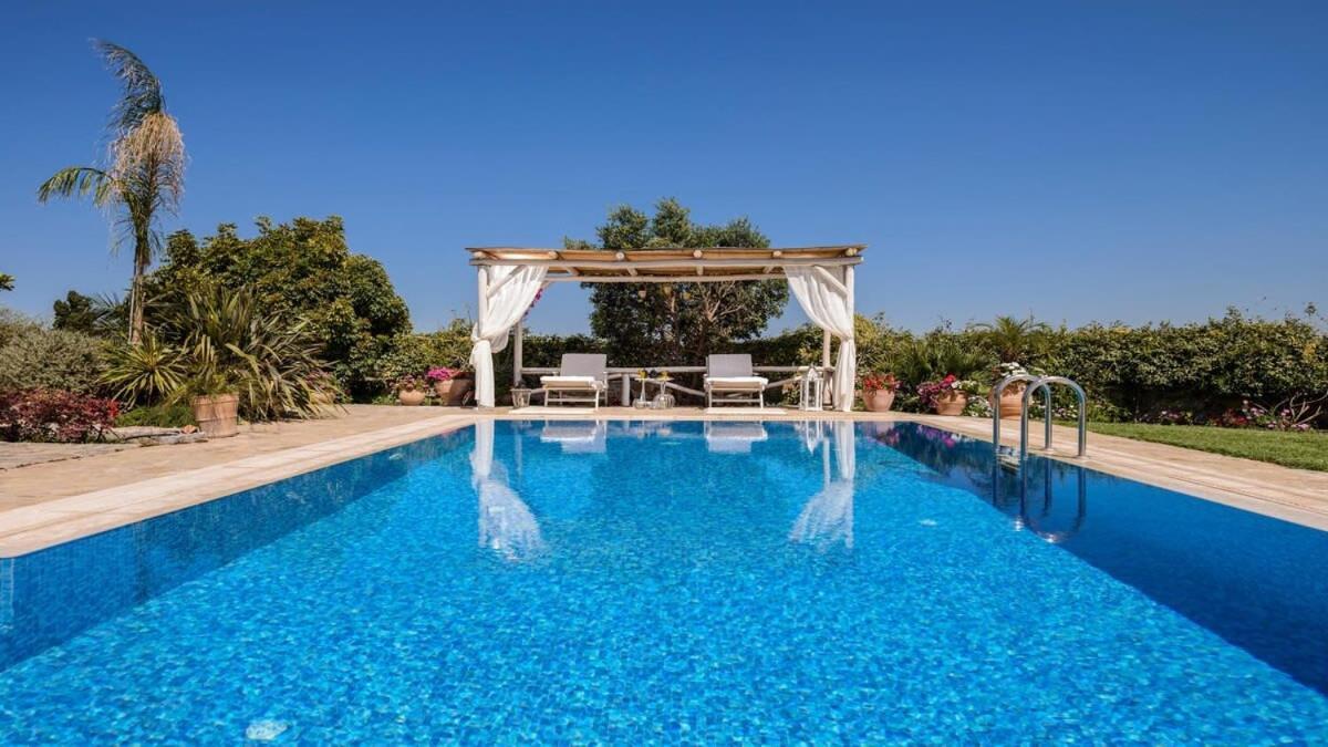 Chania Secluded Gem - Kallithea Private Pool Villa Pemonia المظهر الخارجي الصورة